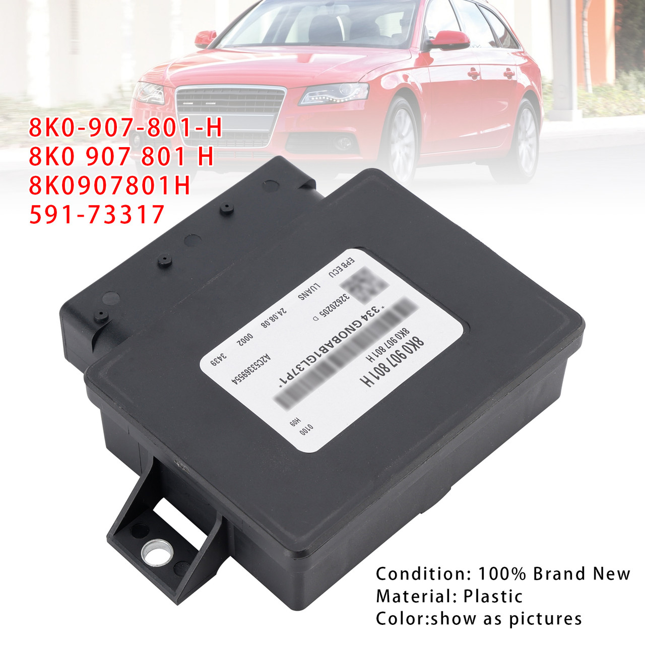 2009-2012 AUDI A4 (RH trunk floor) Electronic Parking Brake