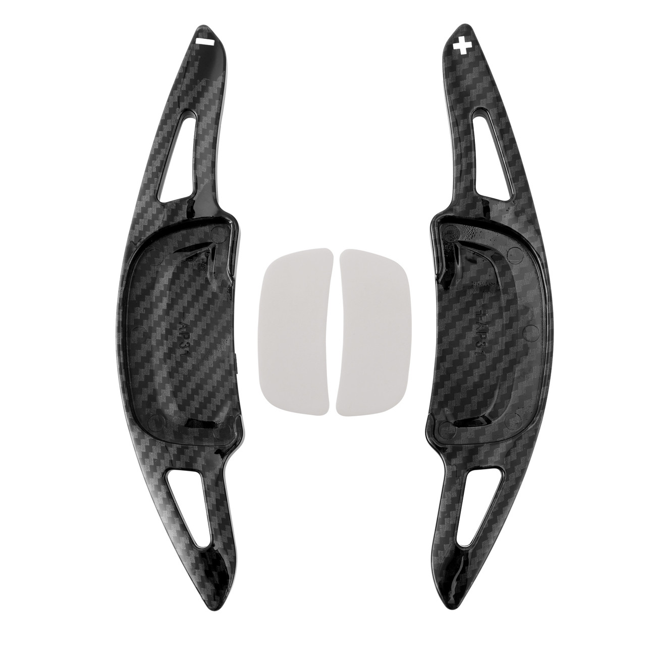 2019-2024 Mazda CX-30 Carbon Look Steering Wheel Paddle Shifter Extension Carbon Fiber Black Look Generic 2019-2024 Mazda CX-30 Carbon Look Steering Wheel Paddle Shifter Extension Carbon Fiber Black Look Generic