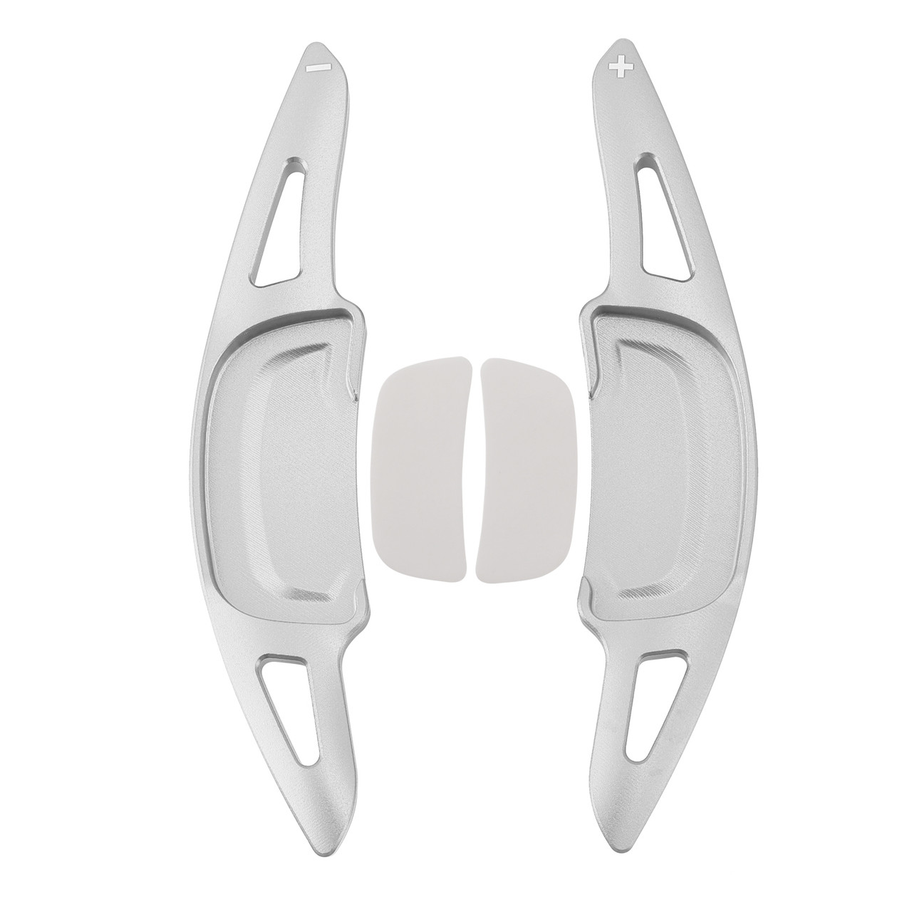 2023-2024 Mazda CX-50 Carbon Look Steering Wheel Paddle Shifter Extension Aluminium Silver Generic 2023-2024 Mazda CX-50 Carbon Look Steering Wheel Paddle Shifter Extension Aluminium Silver Generic