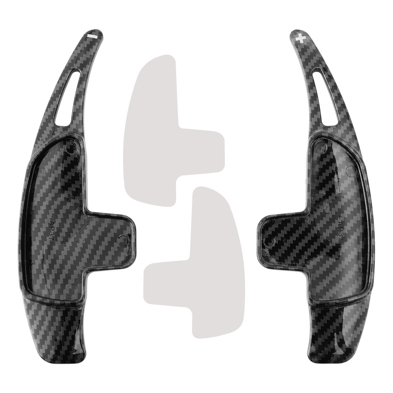 2007-2018 Mercedes Benz AMG Steering Wheel Paddle Shifter Extension Carbon Fiber Black Look Generic 2007-2018 Mercedes Benz AMG Steering Wheel Paddle Shifter Extension Carbon Fiber Black Look Generic