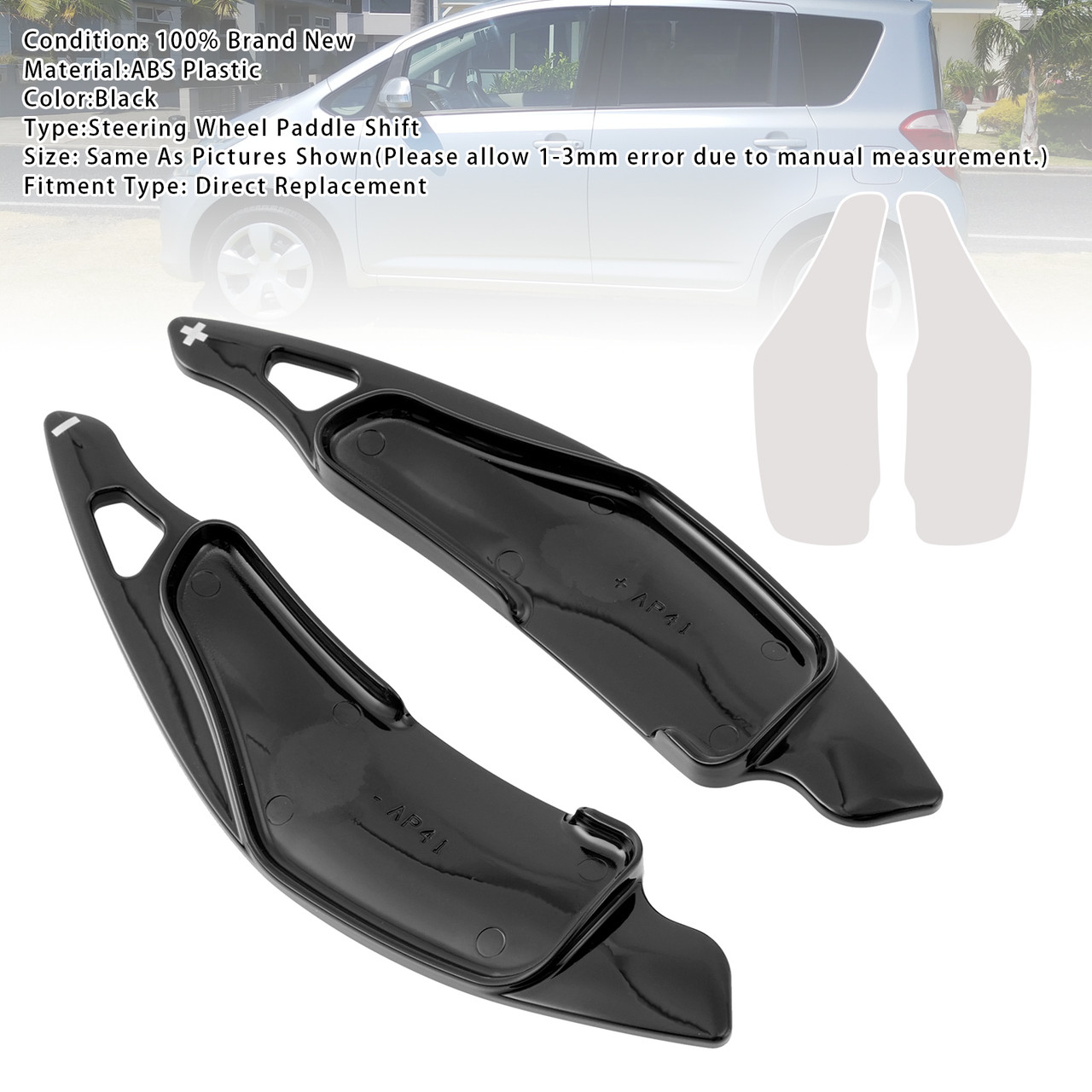 1997-2004 Toyota Aristo Steering Wheel Paddle Shifter Extension Black Generic 1997-2004 Toyota Aristo Steering Wheel Paddle Shifter Extension Black Generic