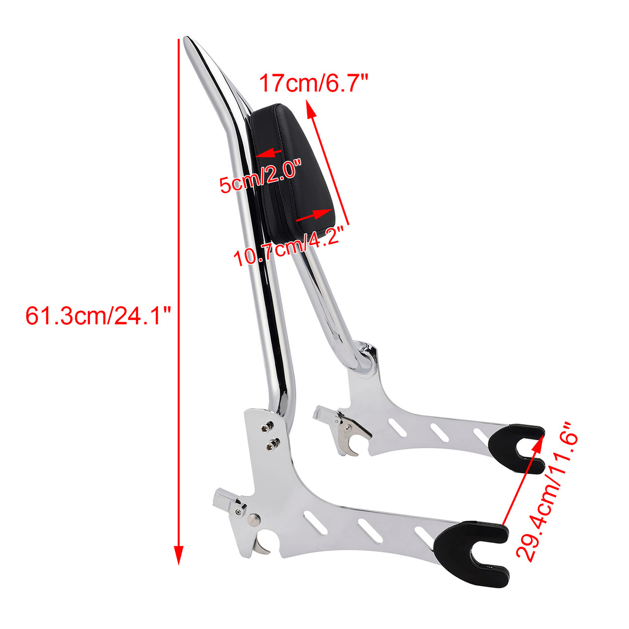 Passenger Sissy Bar Backrest for Indian Challenger Chieftain Springfield