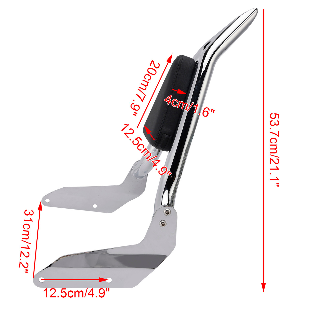 1994-2003 Honda Magna VF 750 Passenger Sissy Bar Backrest Generic 1994-2003 Honda Magna VF 750 Passenger Sissy Bar Backrest Generic