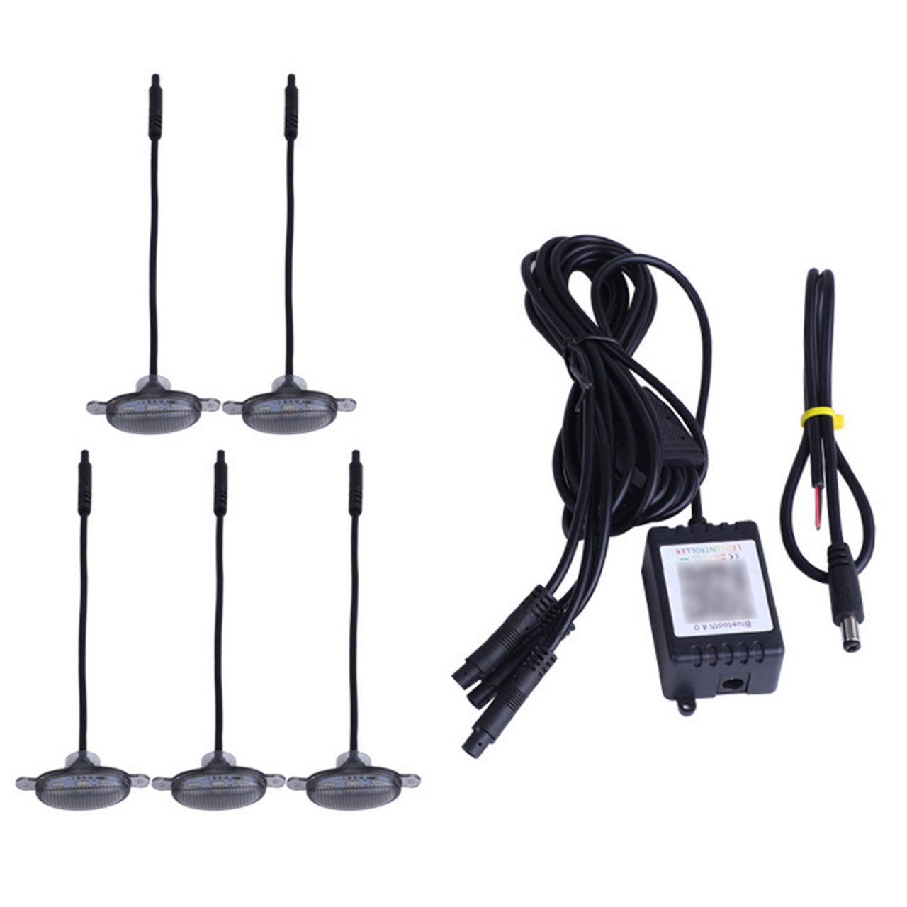 5Pcs Front Grille LED Lighting RGB With APP Controller For SUV off-road vehicles