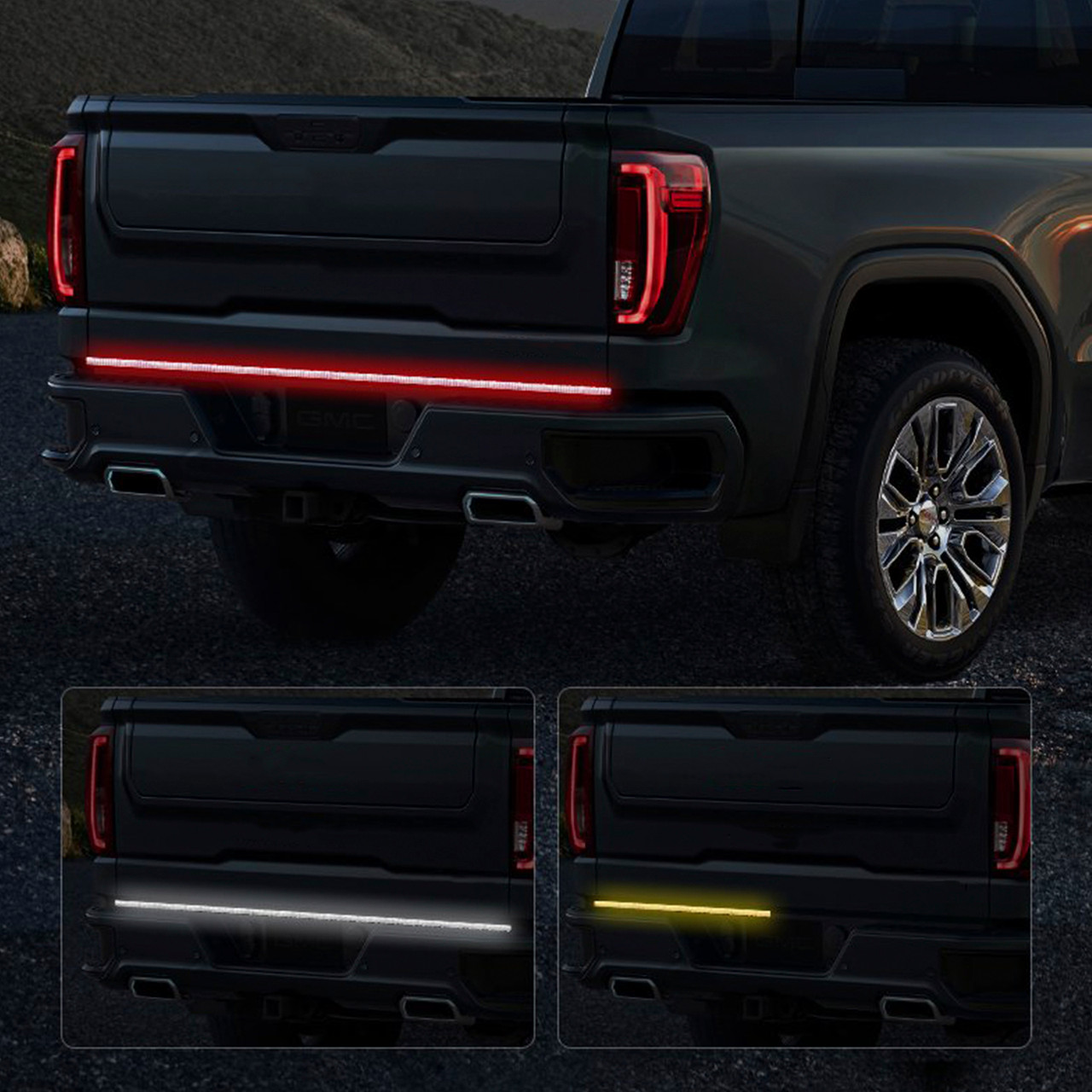 Car Truck LED TailLight Strip Turn Signal Lamp Flowing Dynamic Single Row 1.5 meters