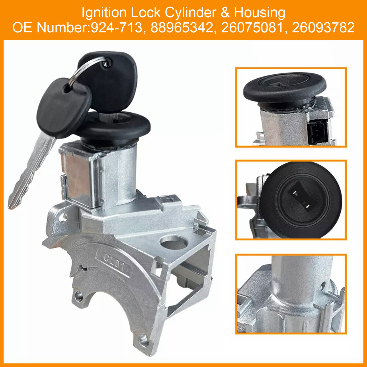 2001-2007 CHEVY Avalanche Blazer?Silverado Suburban Tahoe Ignition Lock Cylinder & Housing Generic