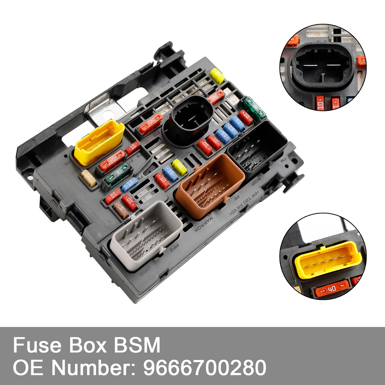 2008-2019 Peugeot Partner Fuse Box BSM 9666700280 Generic