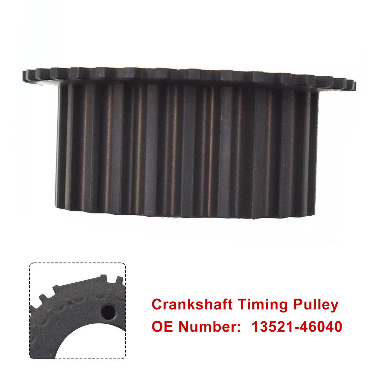 1996-1998 TOYOTA SUPRA 6CYL 3.0L Crankshaft Timing Pulley Gear 13521-46040 Generic