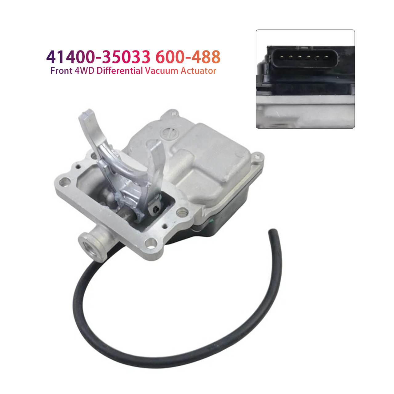 2003-2019 Toyota 4Runner Front 4WD Differential Vacuum Actuator 41400-35034 Generic