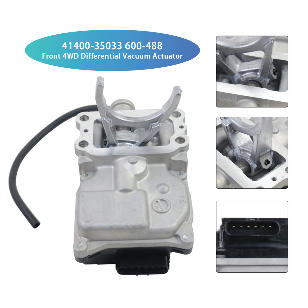 2007-2014 Toyota FJ Cruiser Front 4WD Differential Vacuum Actuator 41400-35034 Generic