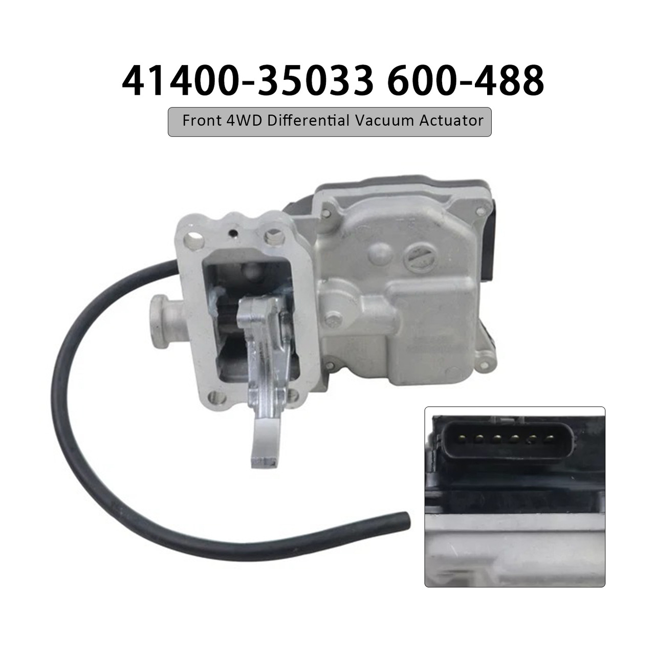 2007-2014 Toyota FJ Cruiser Front 4WD Differential Vacuum Actuator 41400-35034 Generic