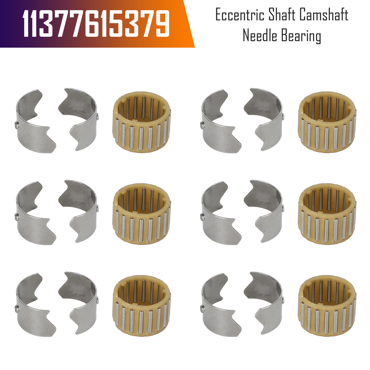 2000-2019 BMW 6 Eccentric Shaft Camshaft Needle Bearing 11377615379 Generic