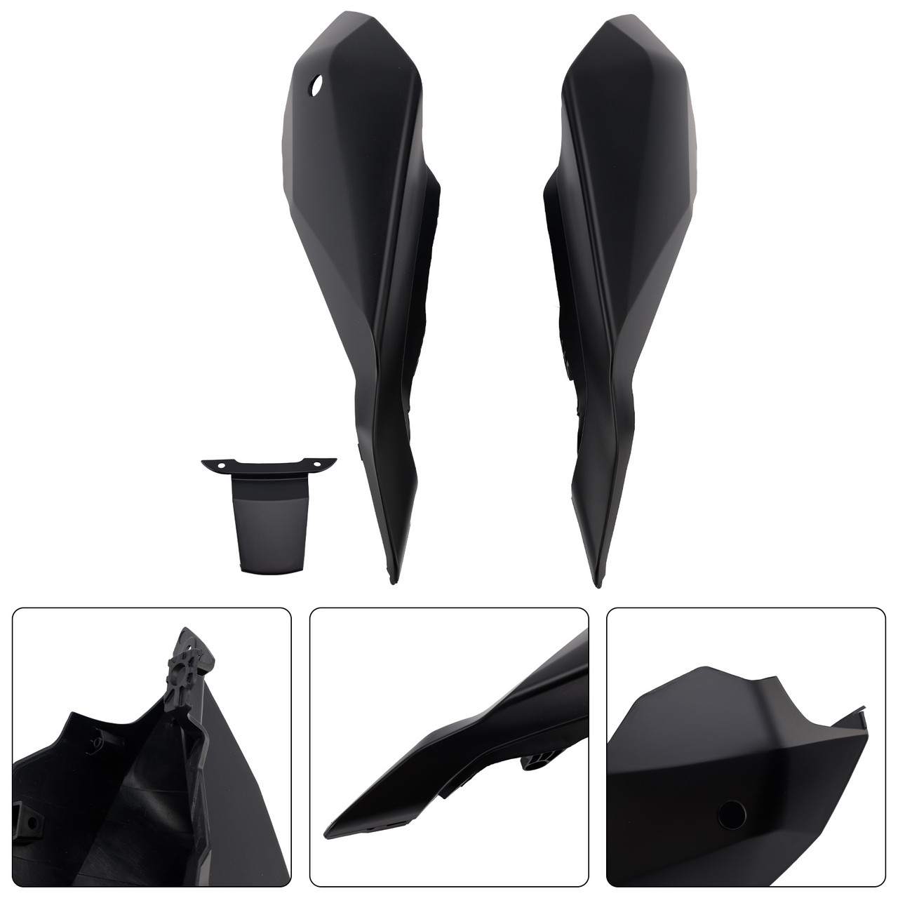 2024-2025 Honda CBR650R CB650R Rear Tail Seat Side Cover Black Generic 2024-2025 Honda CBR650R CB650R Rear Tail Seat Side Cover Black Generic