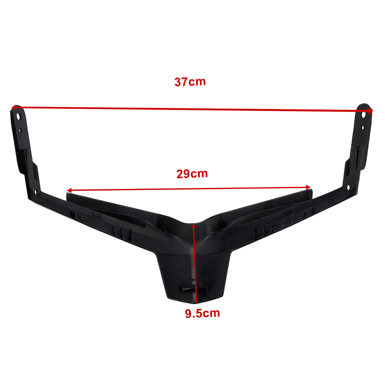 2024-2025 Honda CBR650R Upper Nose Headlight Cover Black Generic 2024-2025 Honda CBR650R Upper Nose Headlight Cover Black Generic