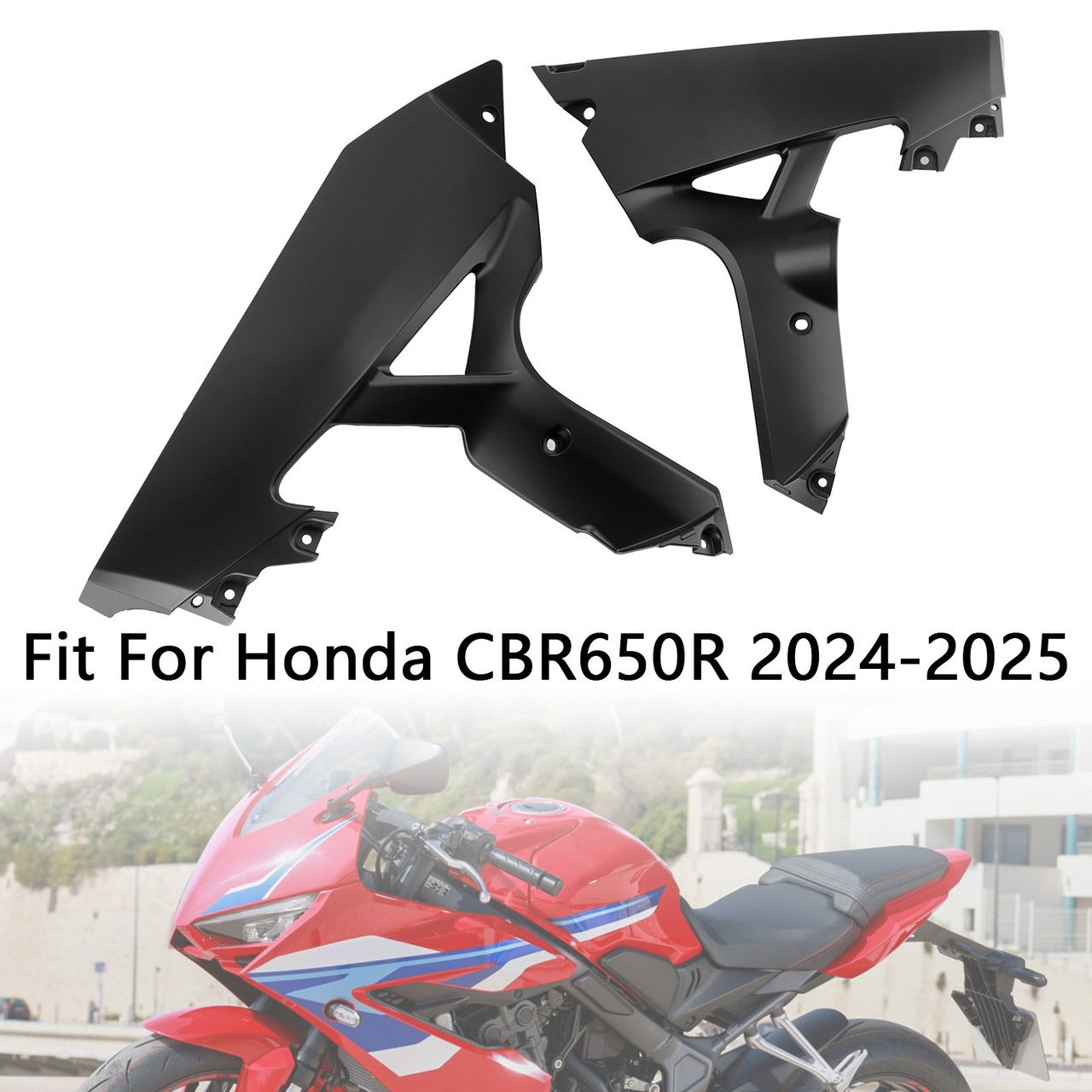 2024-2025 Honda CBR650R Hand Side Belly Frame Panel Fairing Cowl Black Generic 2024-2025 Honda CBR650R Hand Side Belly Frame Panel Fairing Cowl Black Generic
