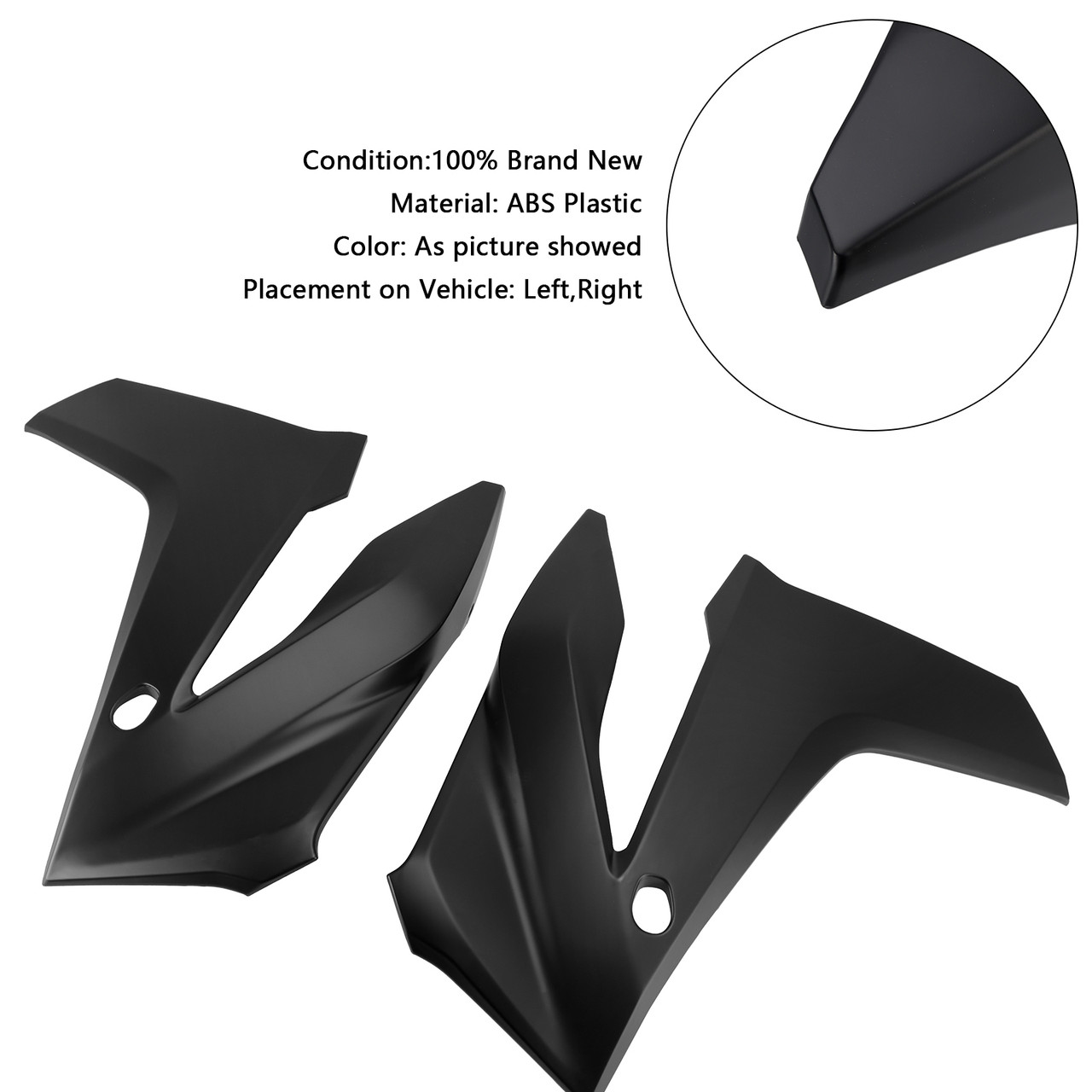 2024-2025 Honda CBR650R Side frame Cover Panel Fairing Body Cowl Black Generic 2024-2025 Honda CBR650R Side frame Cover Panel Fairing Body Cowl Black Generic