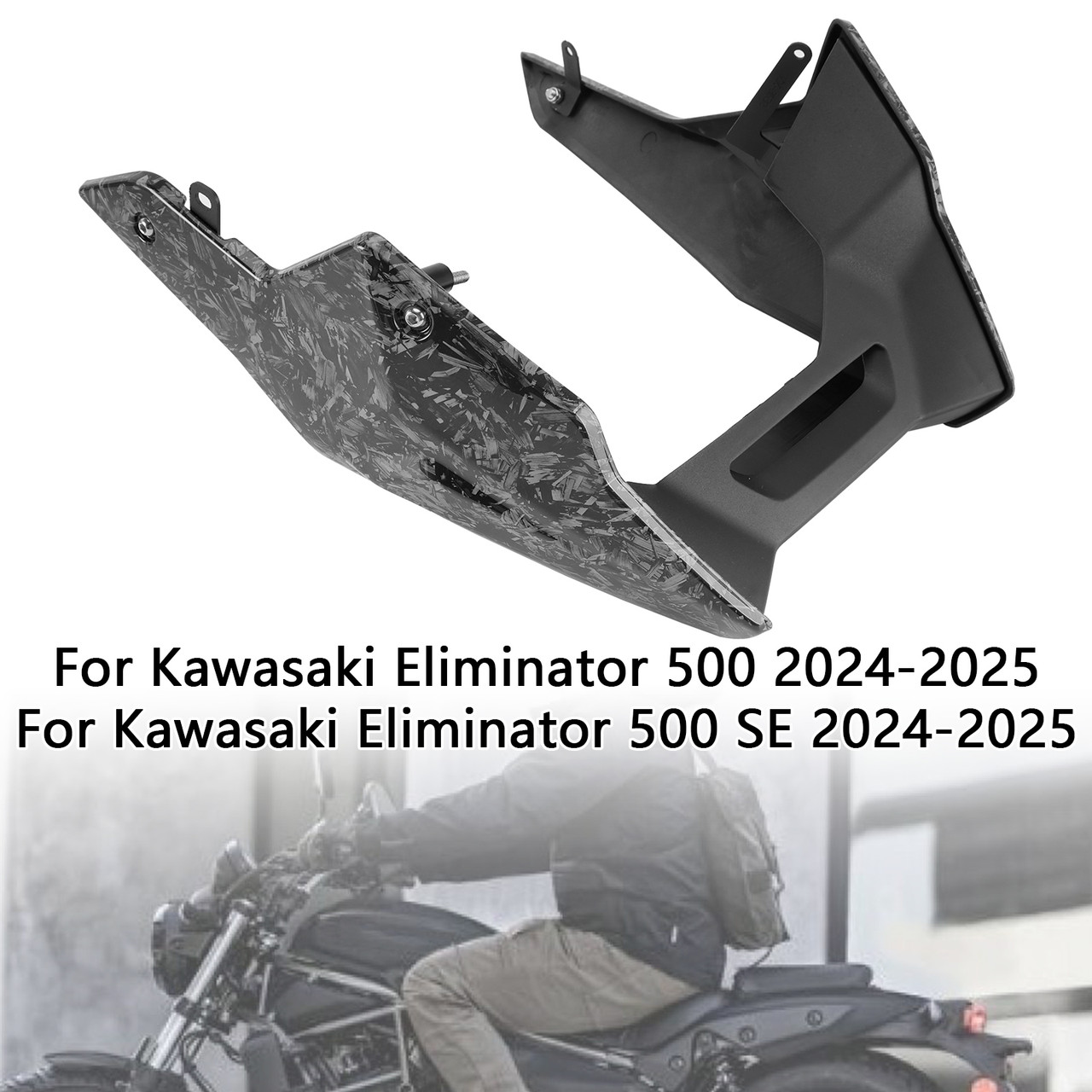2024-2025 Kawasaki Eliminator 400 450 500 Lower Fairings Full Belly Pan FOR Generic 2024-2025 Kawasaki Eliminator 400 450 500 Lower Fairings Full Belly Pan FOR Generic