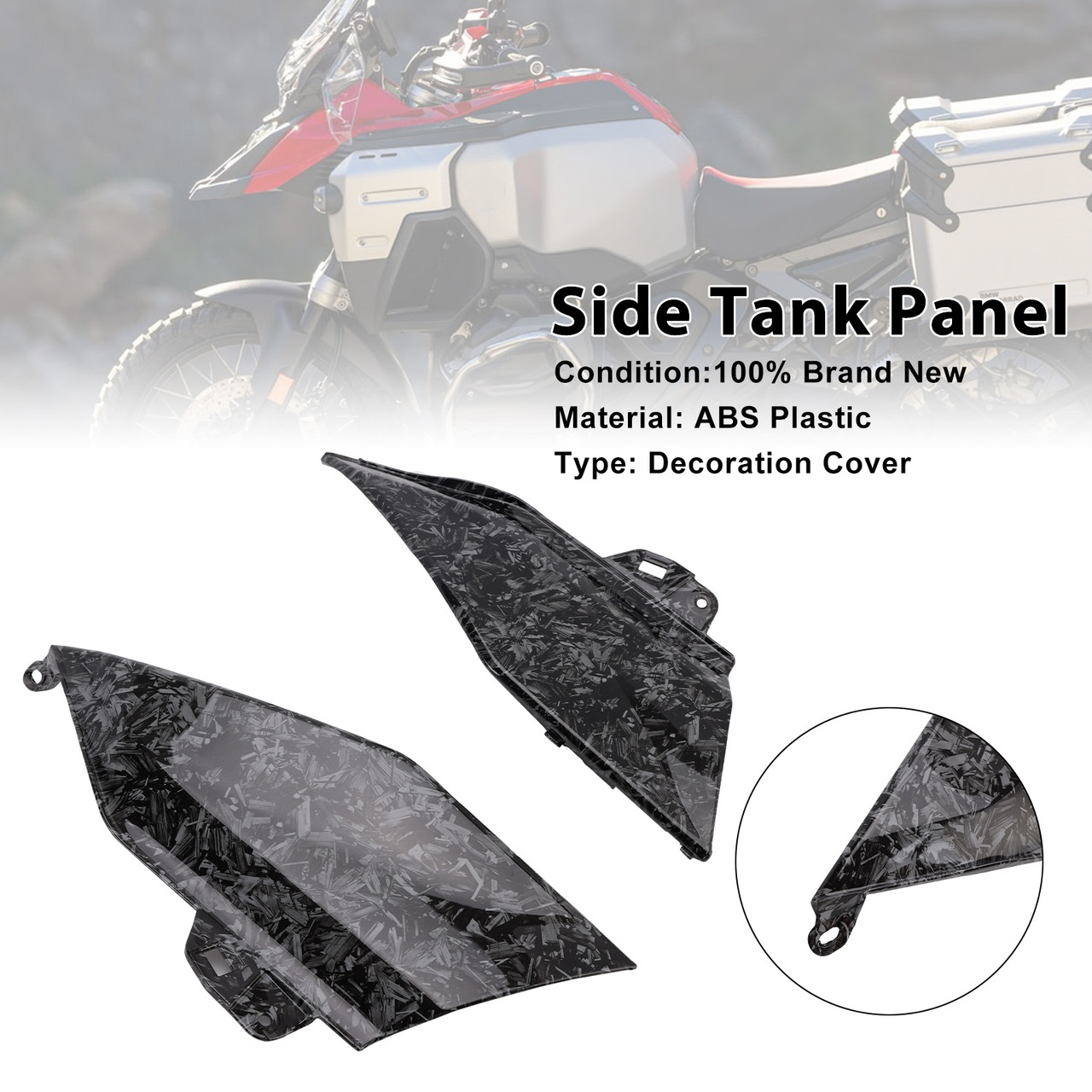 2024-2025 BMW R1300GS 2x Side Tank Cover Generic 2024-2025 BMW R1300GS 2x Side Tank Cover Generic