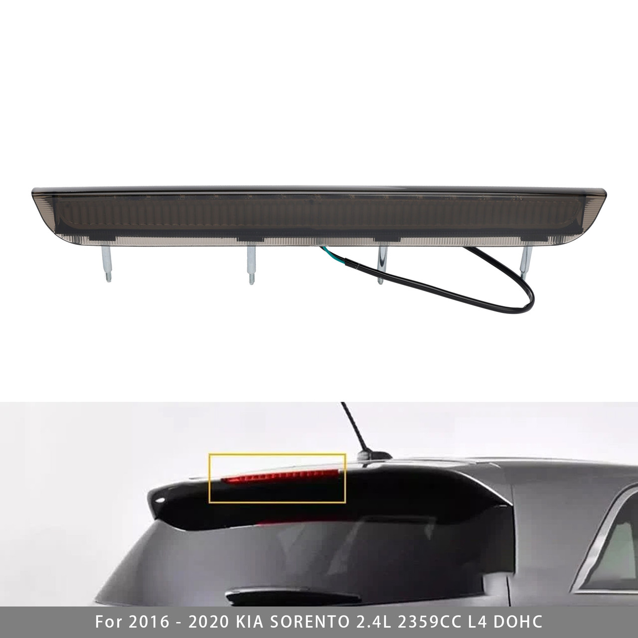 2016-2020 KIA SORENTO 3.3L Rear Stop Lamp 3rd High Brake Lamp LED 92700-C5000 Generic