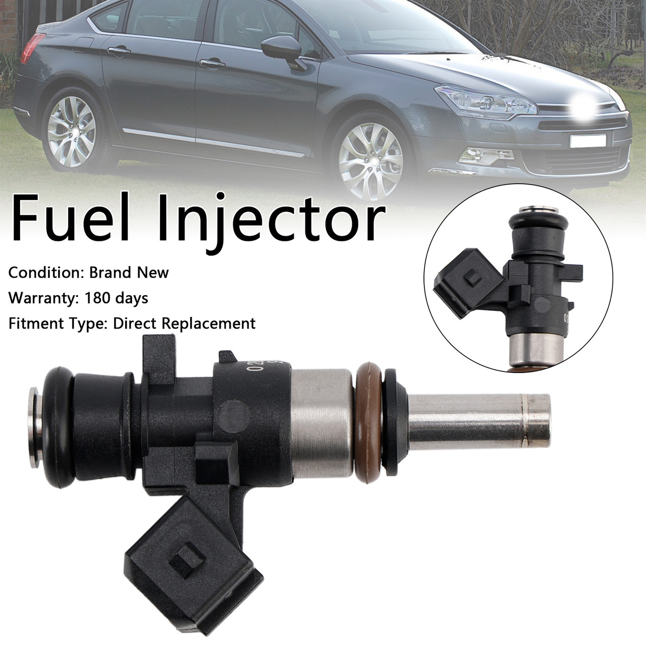 2004-2012 Peugeot 407/ Coupe/ SW 607 Fuel Injector 0280158040 Generic