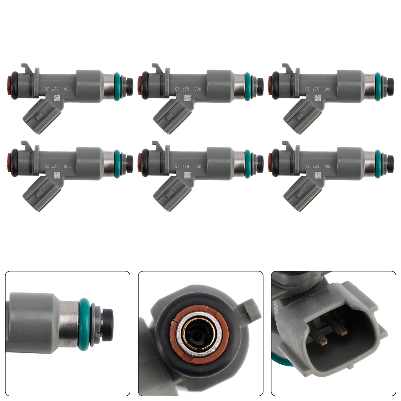 2005-2008 Acura RL 6X Fuel Injector 16450-RJA-A01 Generic