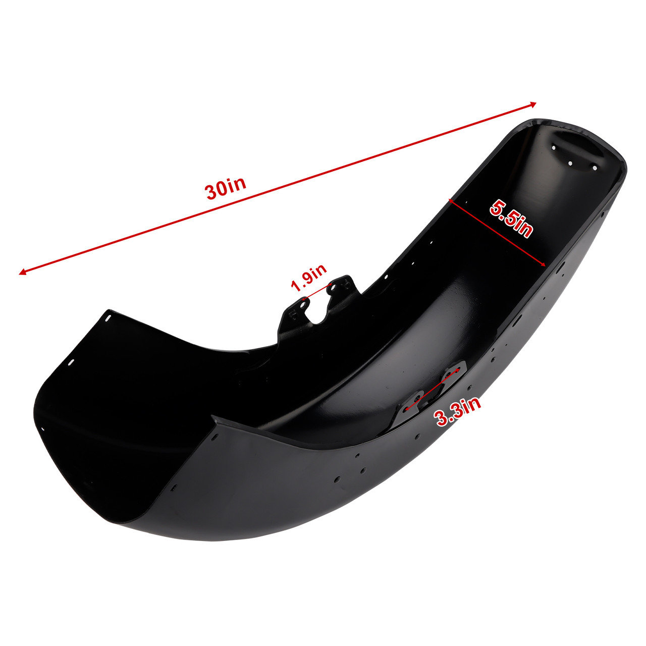 2015-2016 Harley-Davidson Electra Glide Ultra Classic Low-FLHTCUL Steel Front Fender Smoke Generic