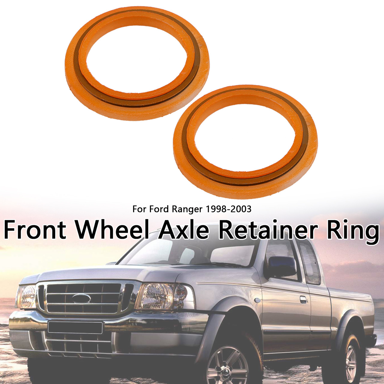 1998-2003 Ford Ranger 2*Front Wheel Axle Retainer Ring F87Z3B457AA Generic