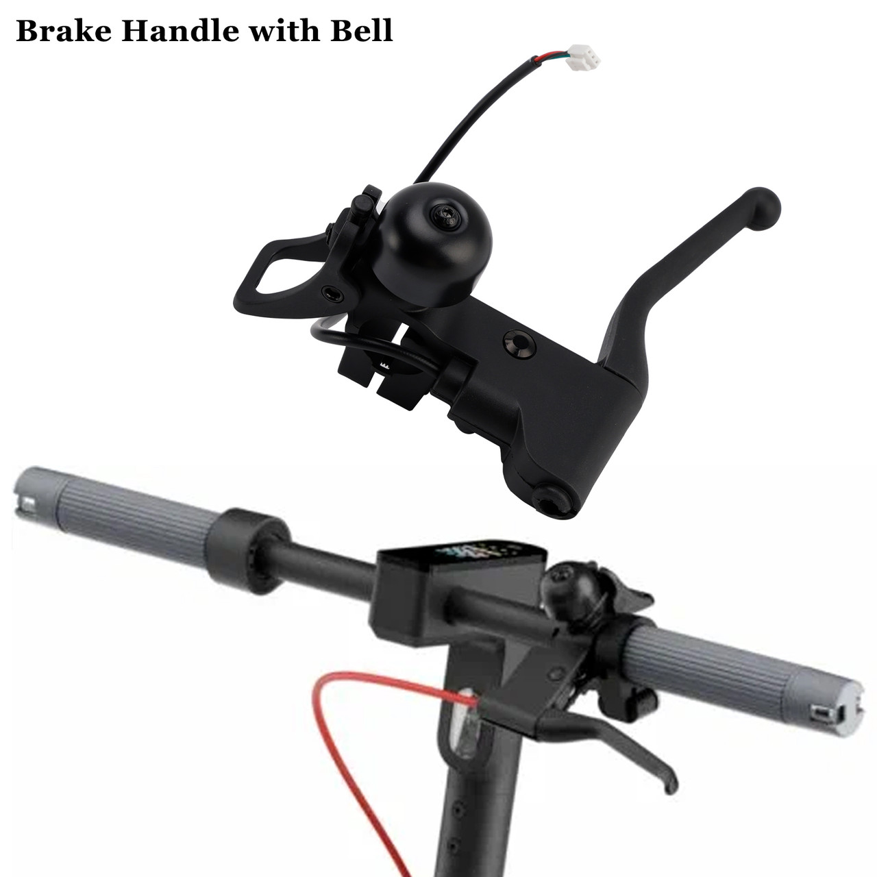 Brake Handle with Bells Compatible with Xiaomi 4Pro (1st Gen) E-Scooter