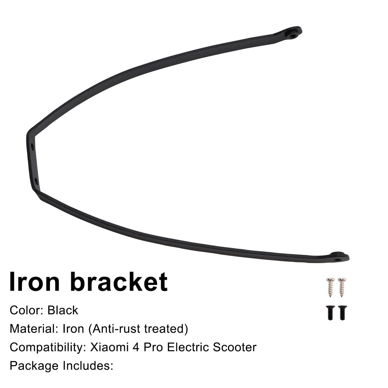 Rear Bracket with Screws Rear Mudguard Support for  Xiaomi 4Pro E-Scooter Rear Bracket with Screws Rear Mudguard Support for  Xiaomi 4Pro E-Scooter