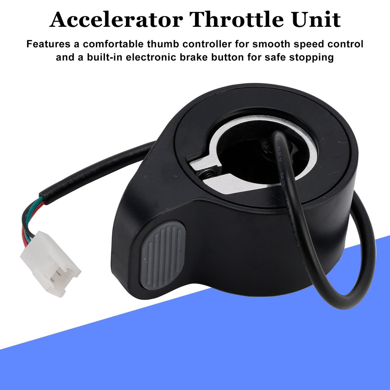 Accelerator Throttle Unit For Xiaomi 4 Pro (1st Gen) Electric Scooter Gray Accelerator Throttle Unit For Xiaomi 4 Pro (1st Gen) Electric Scooter Gray