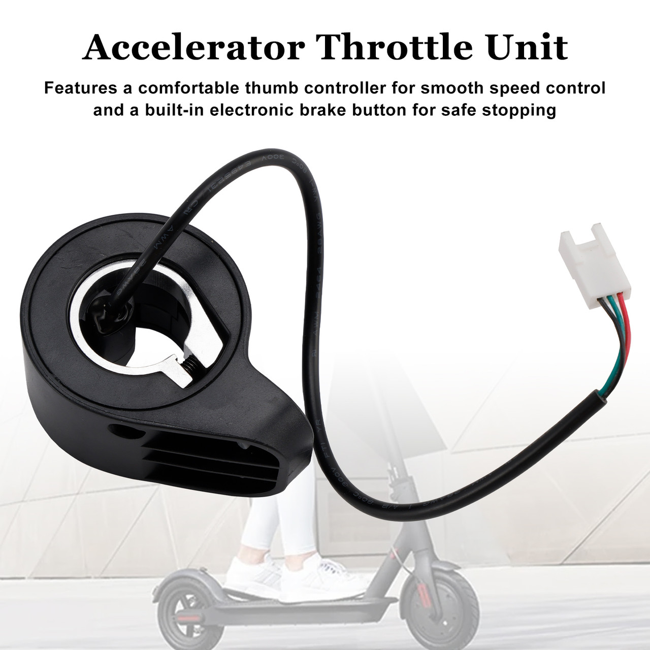Accelerator Throttle Unit For Xiaomi 4 Pro (1st Gen) Electric Scooter Gray Accelerator Throttle Unit For Xiaomi 4 Pro (1st Gen) Electric Scooter Gray