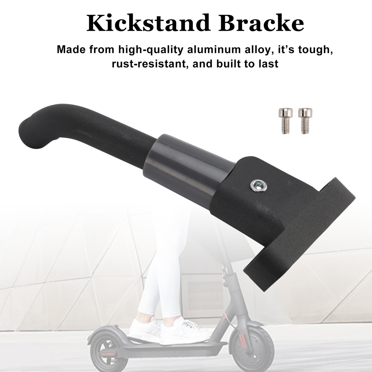 Stand Kickstand Bracket Compatible with Xiaomi 4 Pro (1st Gen) E-Scooter Stand Kickstand Bracket Compatible with Xiaomi 4 Pro (1st Gen) E-Scooter