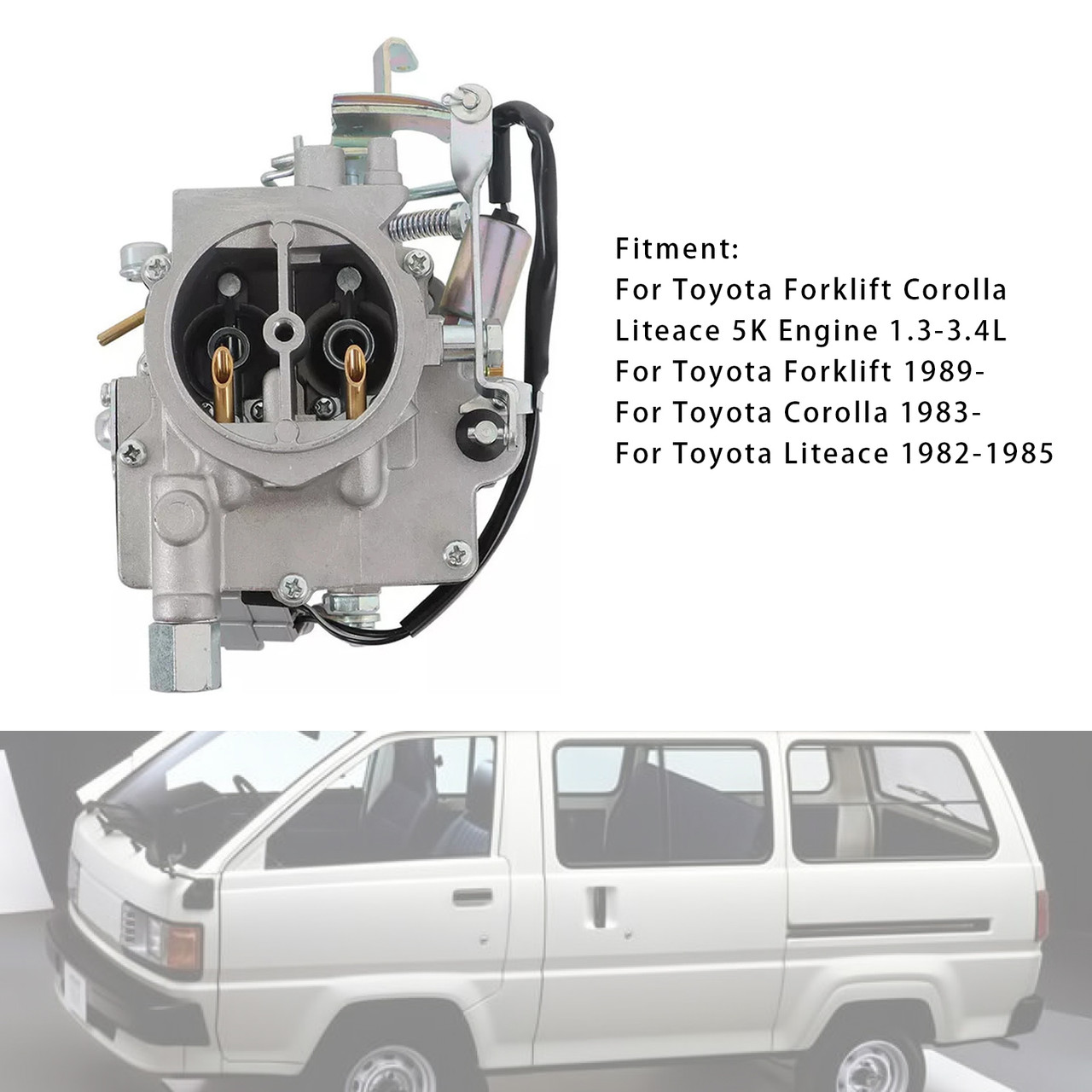 1982-1989 Toyota Forklift Corolla Liteace Carburetor 21100-13420 Generic
