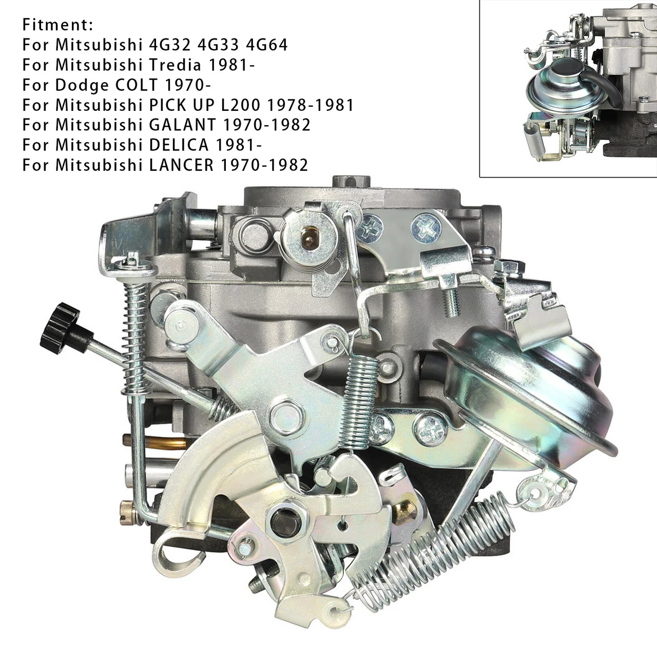 1970- Dodge COLT Carburetor MD006219 Generic