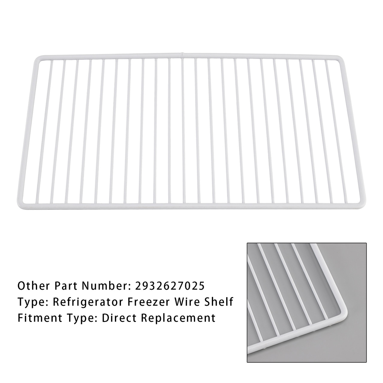 2932627025 RV Refrigerator Freezer Wire Shelf