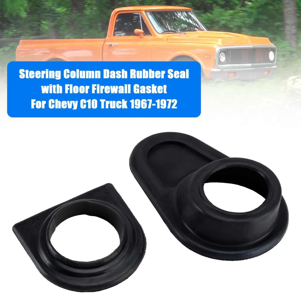 1967-1972 Chevy/ C10 Truck/ GMC Steering Column Dash Rubber Seal Floor Firewall Gasket Generic 1967-1972 Chevy/ C10 Truck/ GMC Steering Column Dash Rubber Seal Floor Firewall Gasket Generic