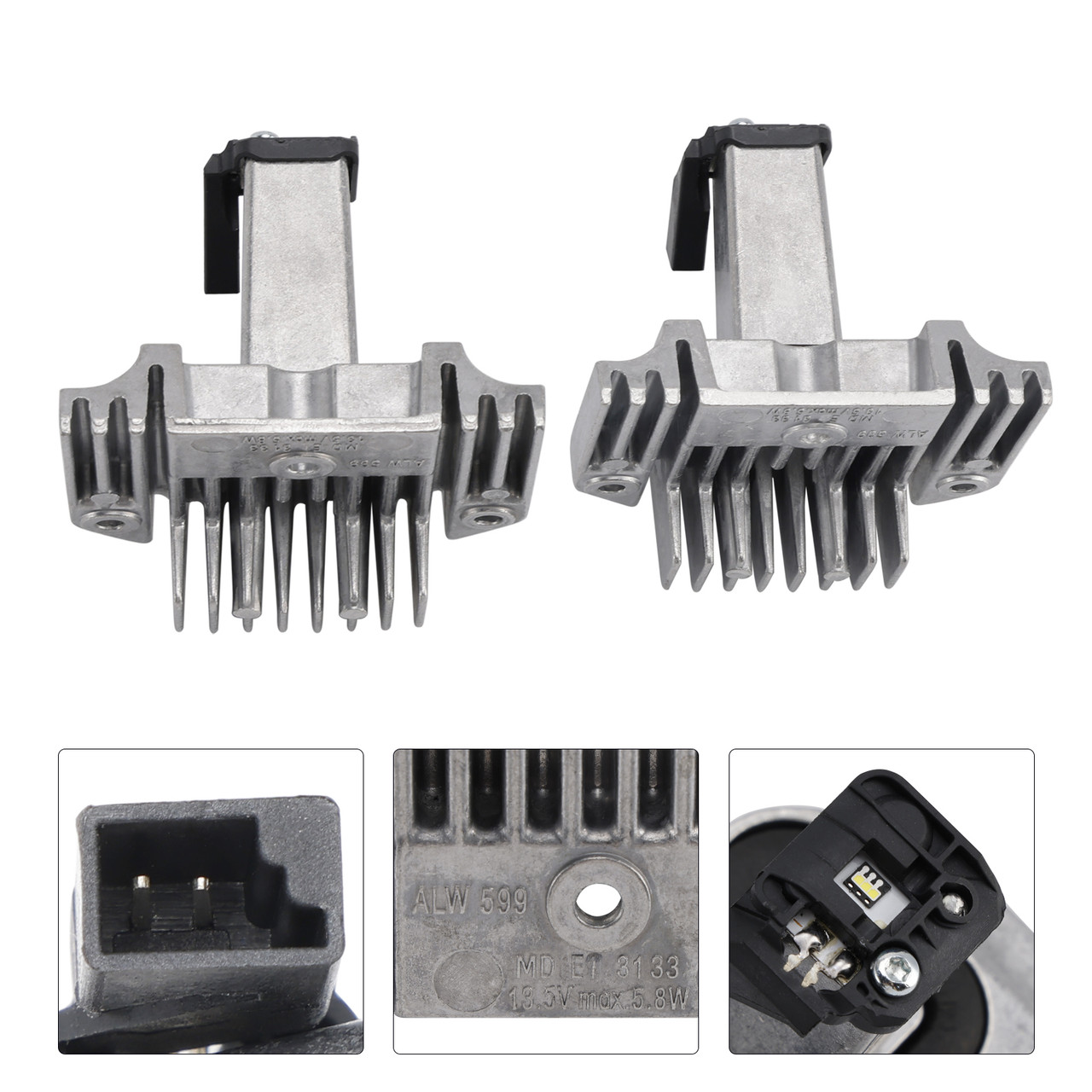 2011-2015 BMW 1 Series F20 5-door F21 3-door Pre-facelift 2X Headlight Angel Eye DRL LED Control Unit 63117296905 Generic