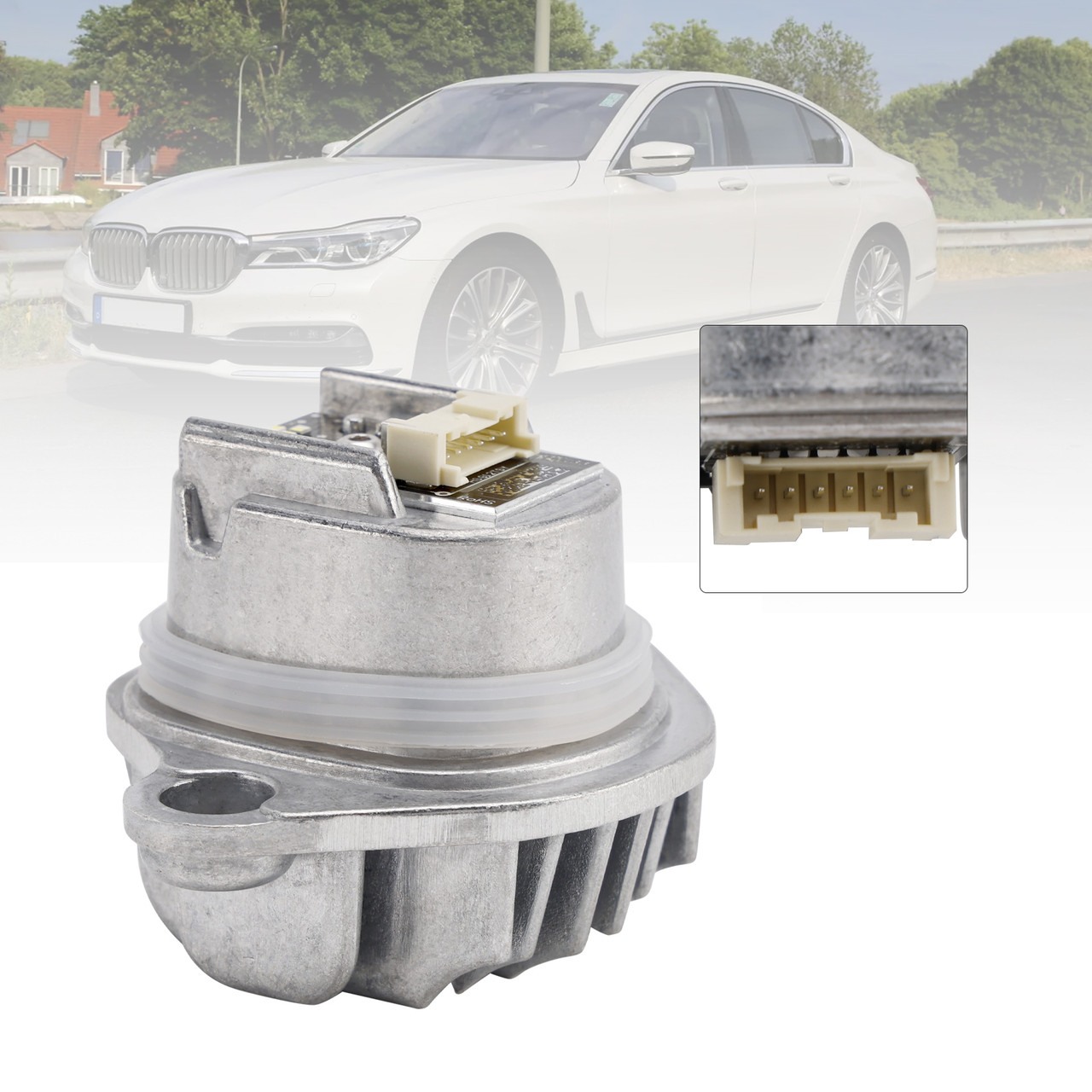 2017-2019 BMW G11 G12 740i 750i LED Angel Eyes DRL Light Module Control Unit 63117440360 Generic