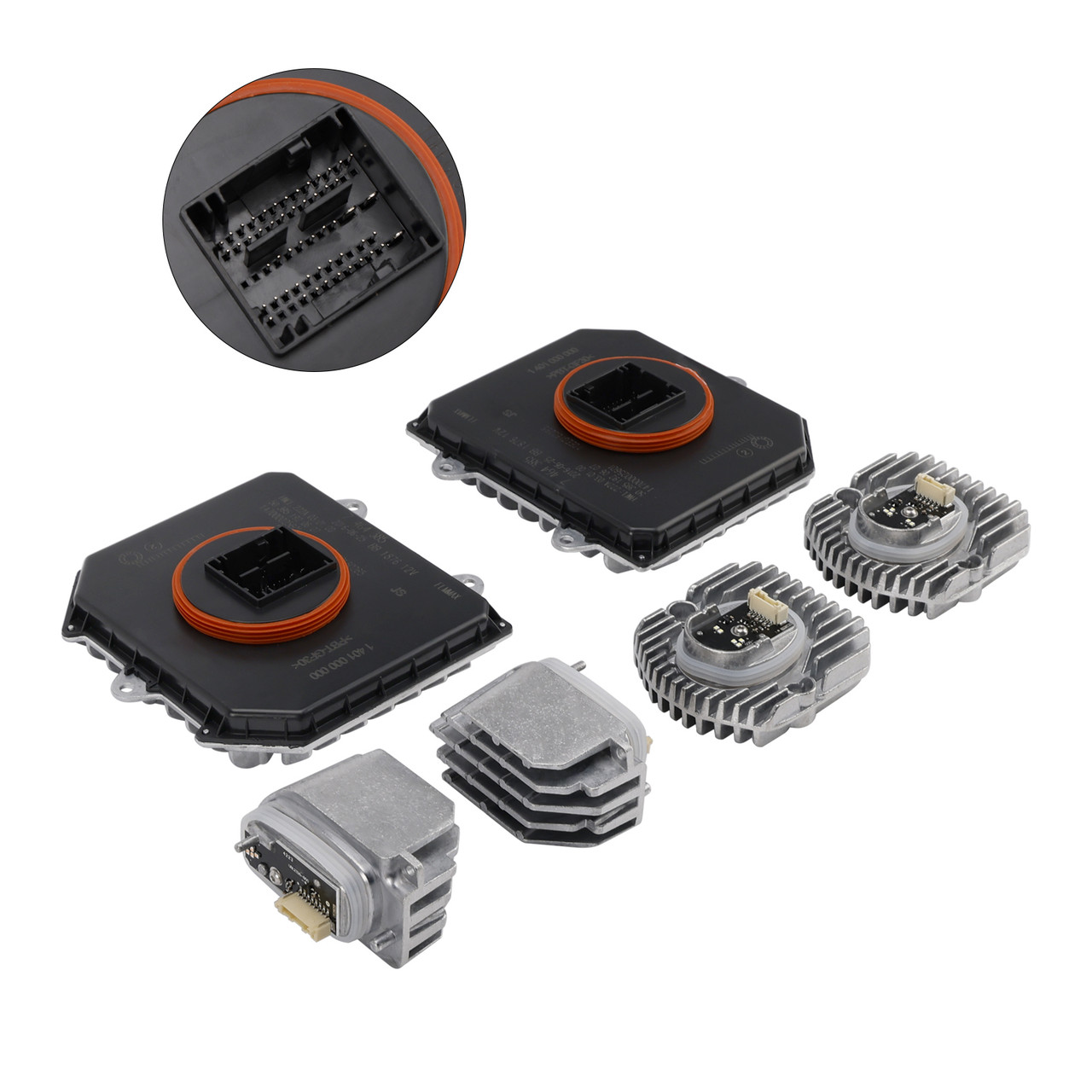 2015-2019 BMW 5' G30 G31 G38 F90 M5 6PCS Adaptive LED Headlight Turn Signal DRL Module Generic