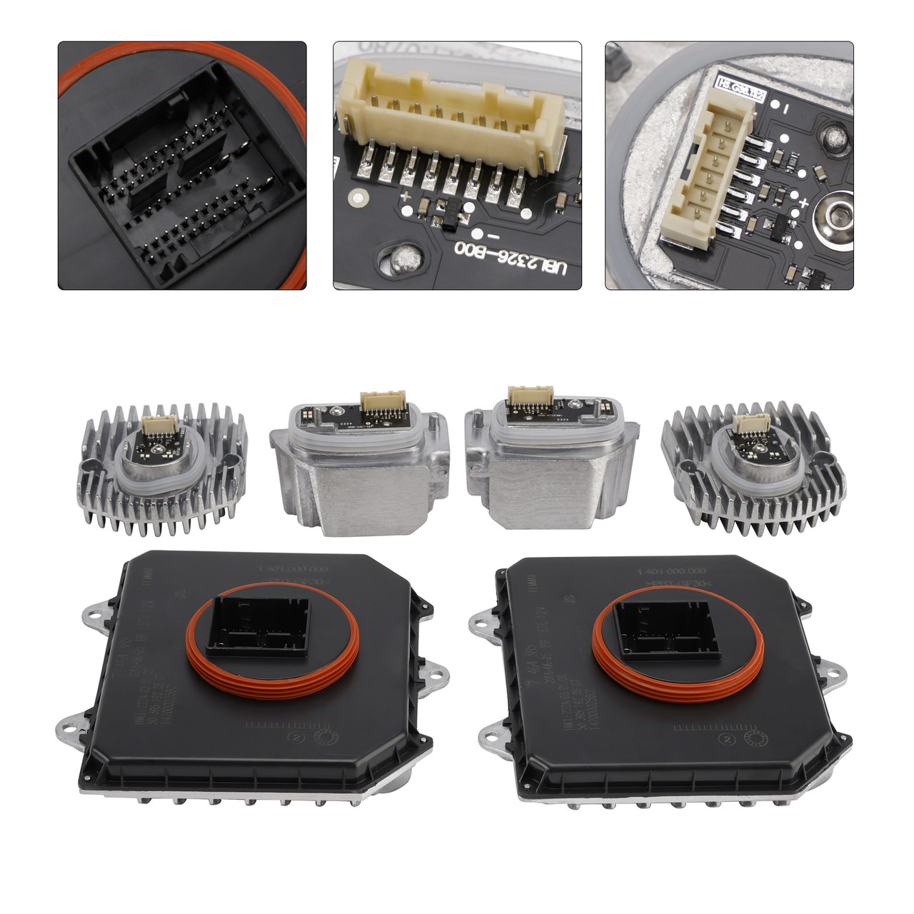 2015-2019 BMW 5' G30 G31 G38 F90 M5 6PCS Adaptive LED Headlight Turn Signal DRL Module Generic