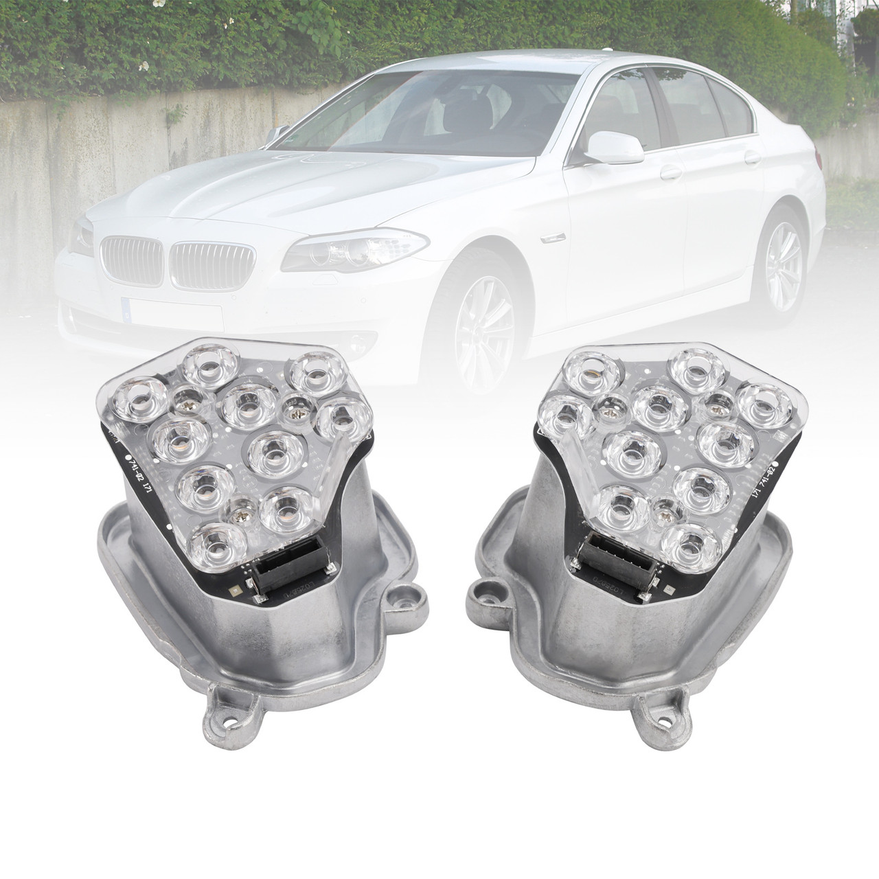 2009-2013 BMW 5 Series F10 F18 2pcs Indicator LED Module Headlight Unit 63117271901 63117271902 Generic