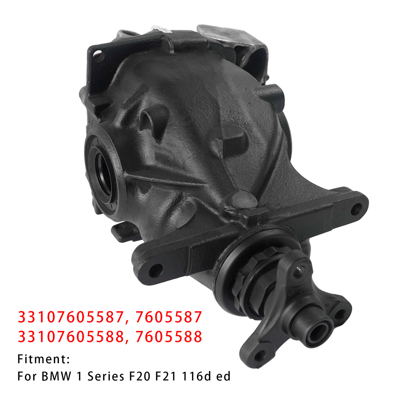 BMW 1 Series F20 F21 116d ed Rear Differential 2.93 Ratio 33107605587 Generic