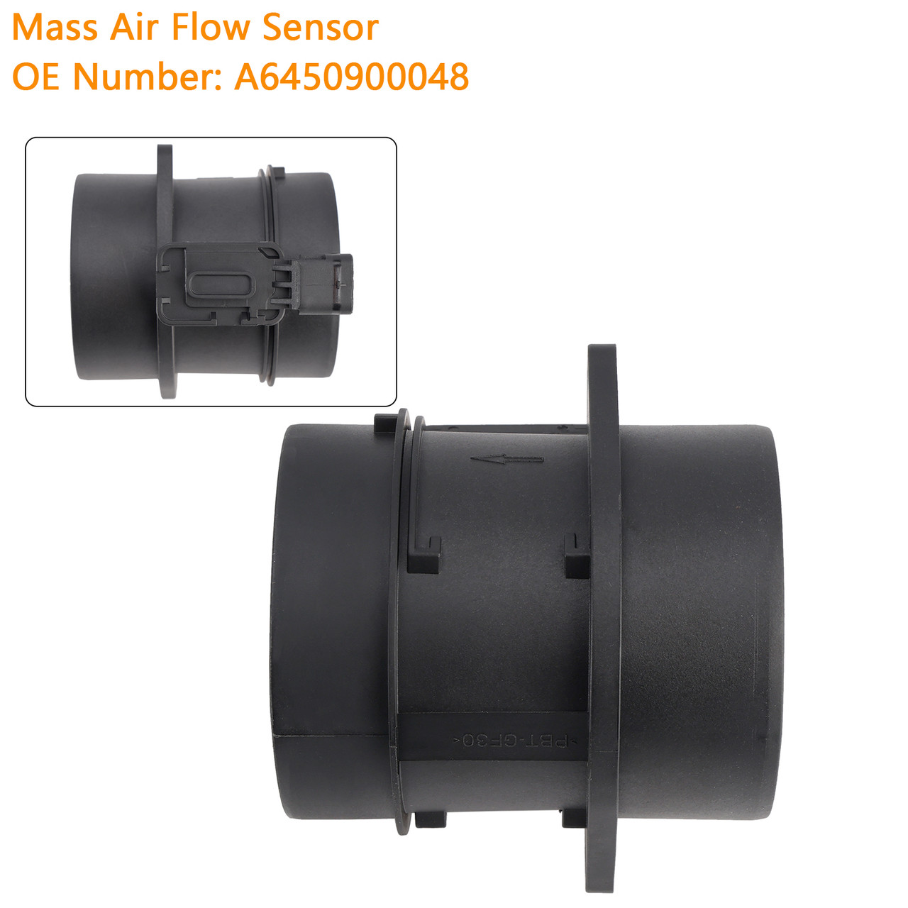 Mercedes W205 W246 Vito W447 Sprinter B906 Mass Air Flow Sensor A6450900048 5WK98101 Generic Mercedes W205 W246 Vito W447 Sprinter B906 Mass Air Flow Sensor A6450900048 5WK98101 Generic