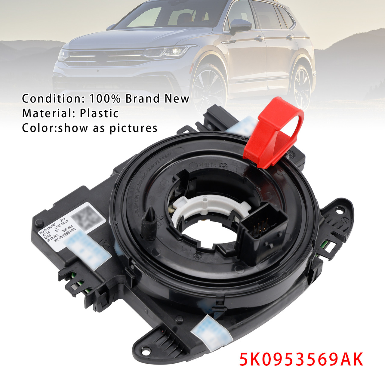 VW Jetta Tiguan Steering Wheel Spring Clock Spring 5K0953569AK Generic VW Jetta Tiguan Steering Wheel Spring Clock Spring 5K0953569AK Generic