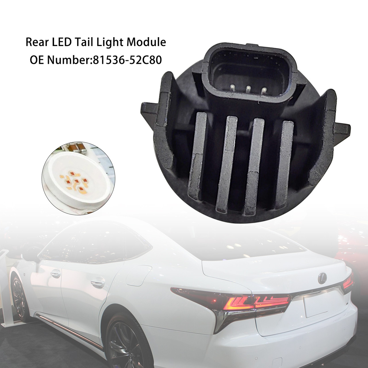 2018-2022 Toyota For C-HR 81536-52C80 Rear LED Tail Light Module Generic