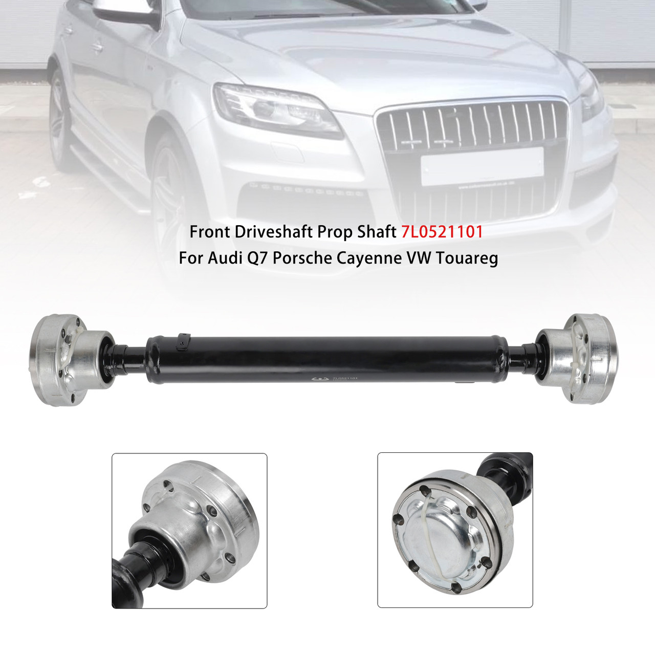 2003-2010 Porsche Cayenne Q7 Front Driveshaft Prop Shaft 7L0521101 Generic 2003-2010 Porsche Cayenne Q7 Front Driveshaft Prop Shaft 7L0521101 Generic