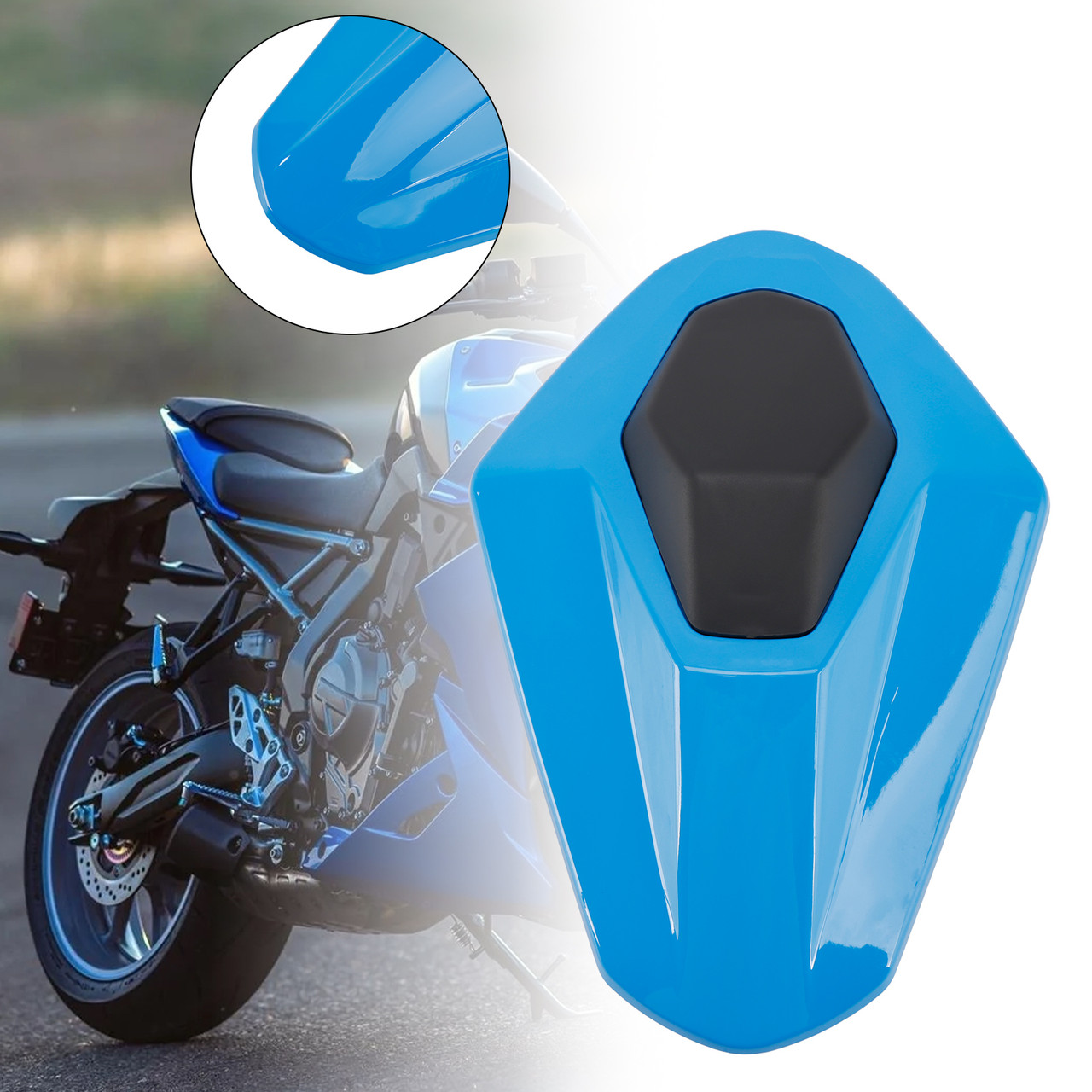2023-2025 Suzuki GSX-8S/ GSX-8R Rear Seat Cover Cowl Fairing Blue Generic