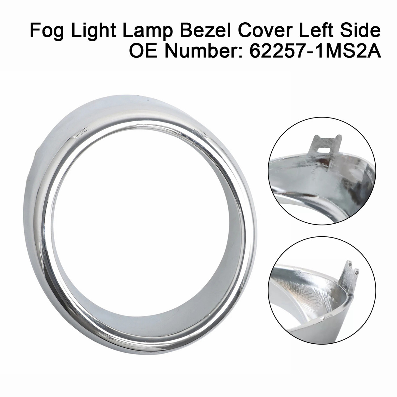 2014 Infiniti Q70 Fog Light Lamp Bezel Cover Left Side 62257-1MS2A Generic