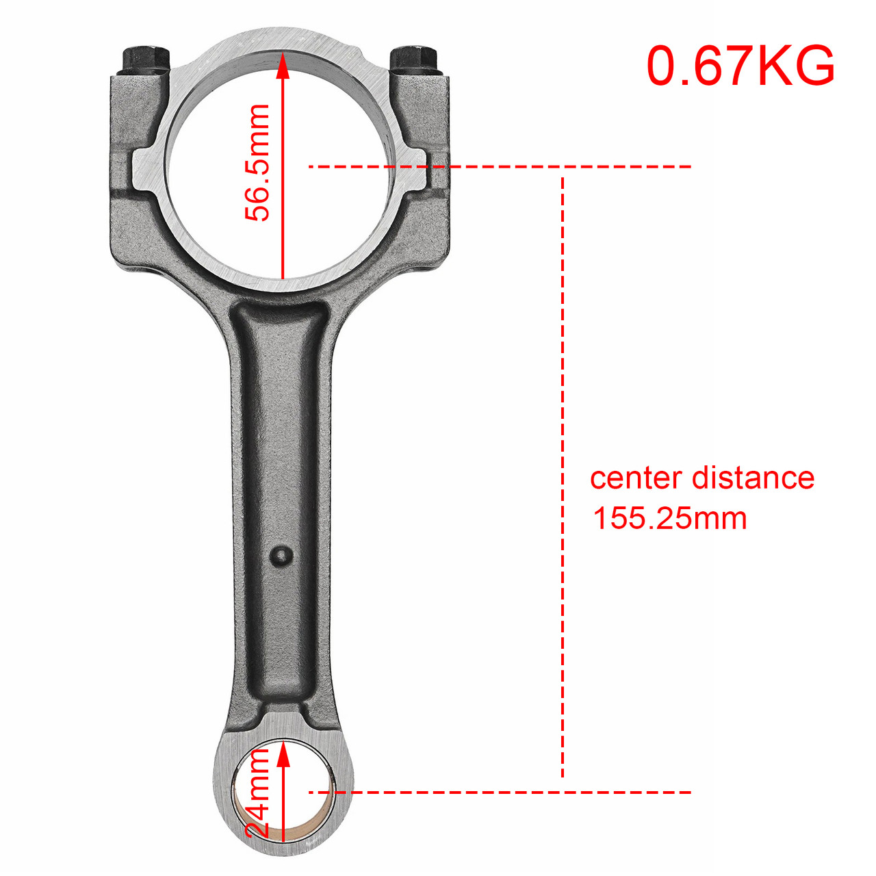 2007-2013 Chevy Avalanche Silverado Engine Floating Pin Connecting Rod 12607475 Generic