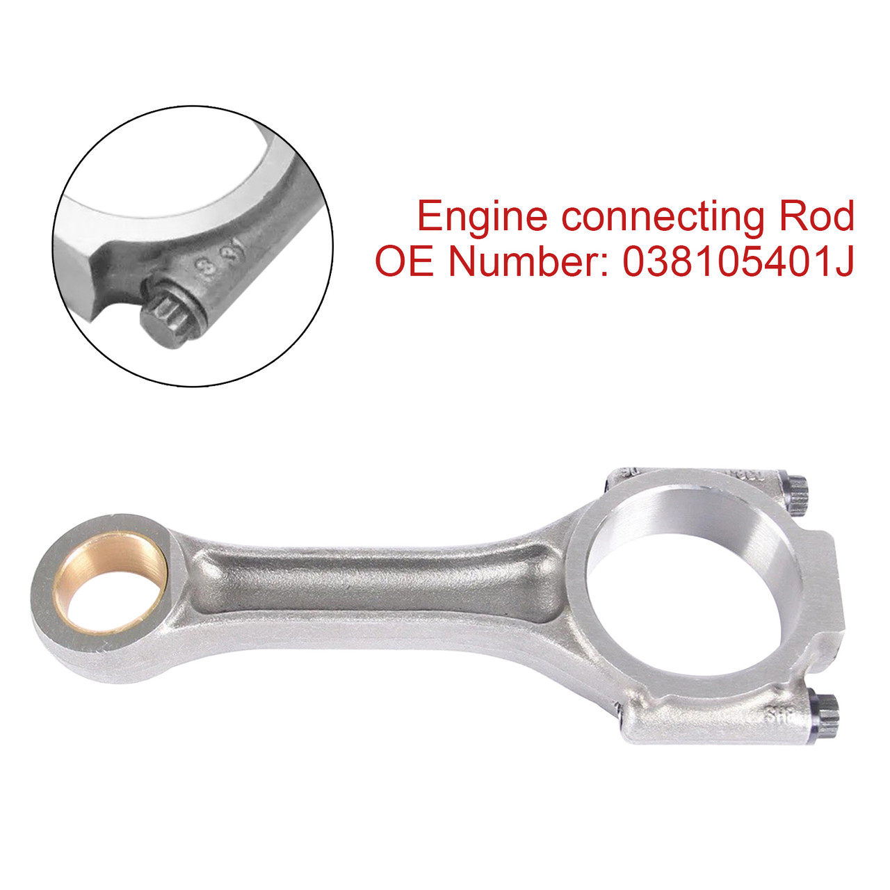 SEAT 2.0 TDI Engine connecting Rod 038105401J Generic